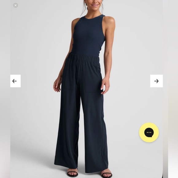Beyond Yoga Pants - Beyond Yoga Wide Leg Navy Pants